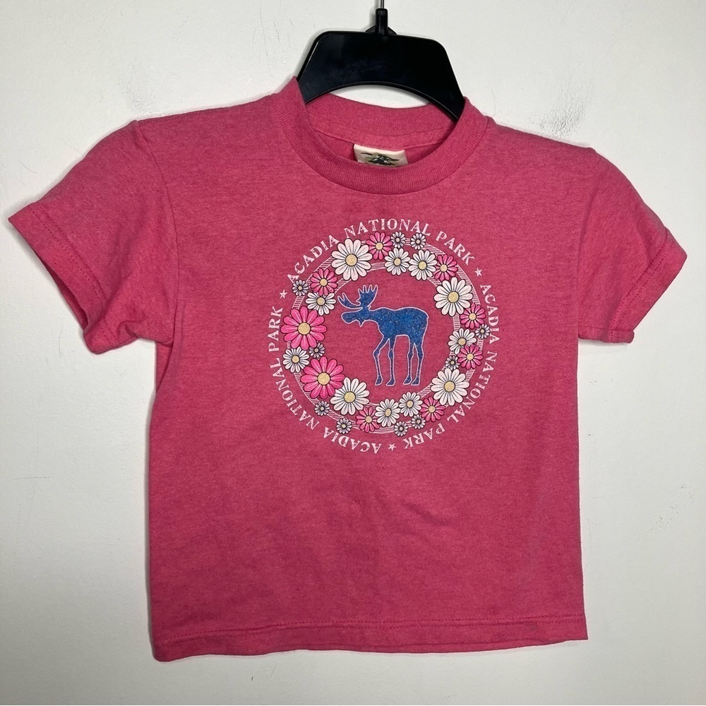 Eco Mountain Acadia national park t-shirt moose‎